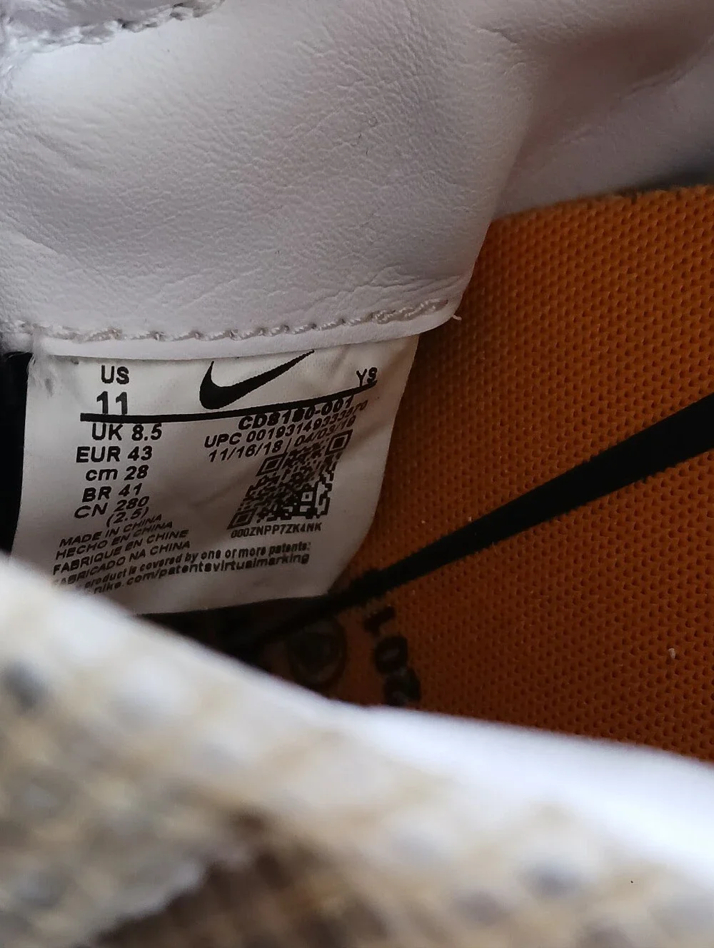 Nike x Off White Waffle Racer Sneajers Size US 11, ER 43, UK 8.5